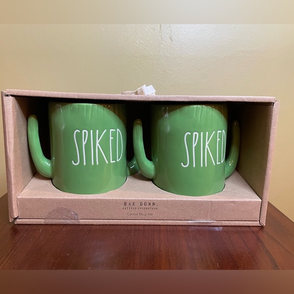 Rae Dunn Other - Rae Dunn Brand New Cactus “Spiked” Mugs